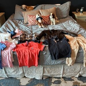 COPY - Boy’s lot of designer clothes Ralph Lauren, Psycho Bunny, Burberry, Jani…
